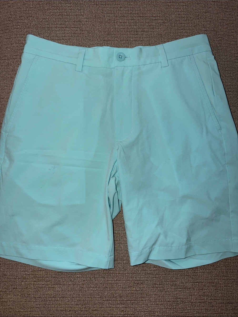 Vineyard Vines Men's Aqua Performance Flat-Front Golf Shorts